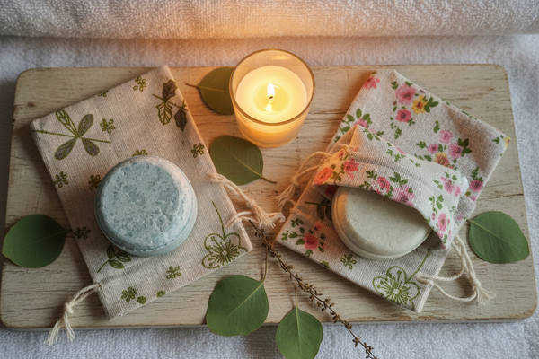 Shampoobar duo flatlay
