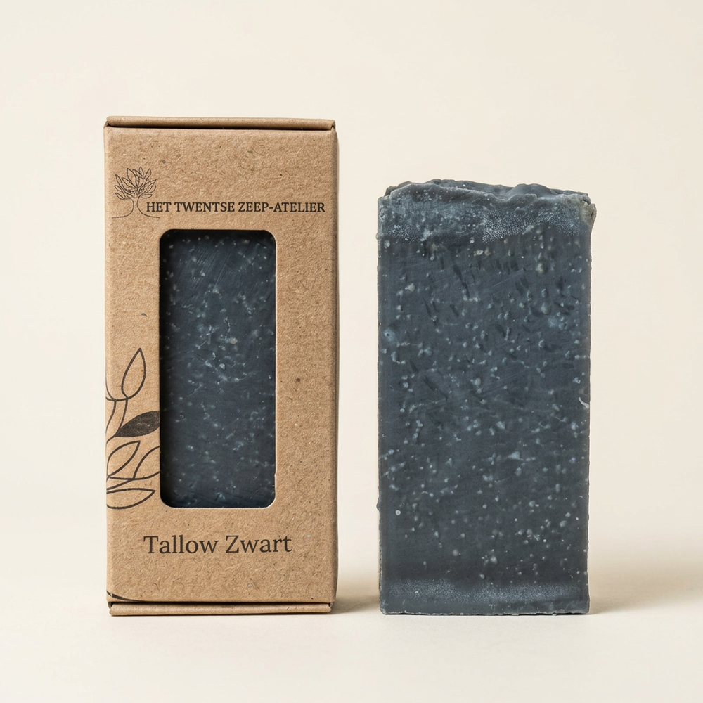 Tallow Zwart met neutrale achtergrond